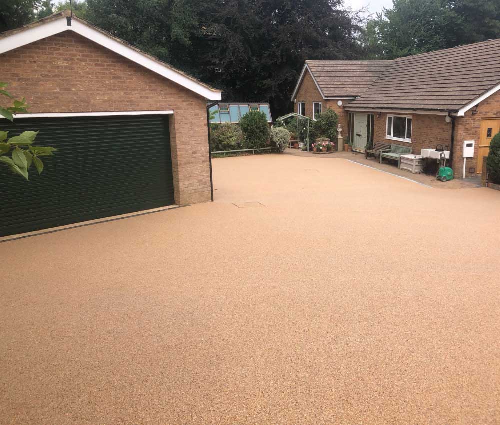 Large Resin Bound Gravel Driveway